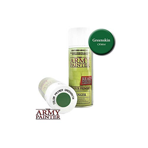 The Army Painter Greenskin Flesh Spray Color Primer 400ml for Miniature Painting