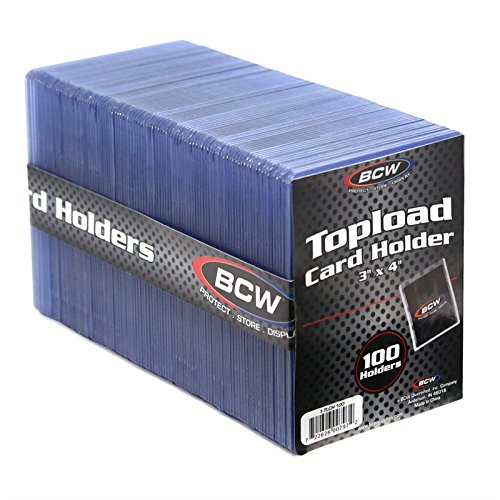 BCW 3X4 Topload Card Holder - Standard 1-TLCH-100