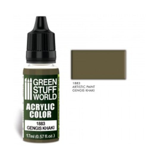 Green Stuff World Acrylic Color Genghis Khaki 1883