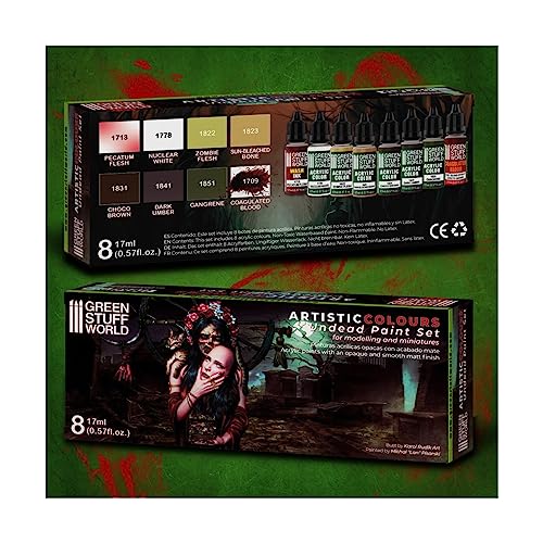 Load image into Gallery viewer, Green Stuff World: Paint Set - Undead 10121 - Cobbco
