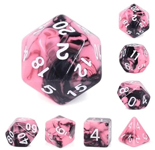 Foam Brain Games Watermelon Cream RPG Dice FBG1228