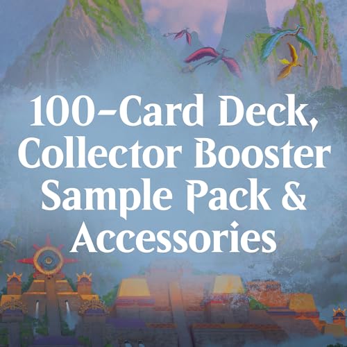 Magic: The Gathering The Lost Caverns of Ixalan Commander Deck - Blood Rites (100 - Card Deck, 2 - Card Collector Booster Sample Pack + Accessories) - Cobbco