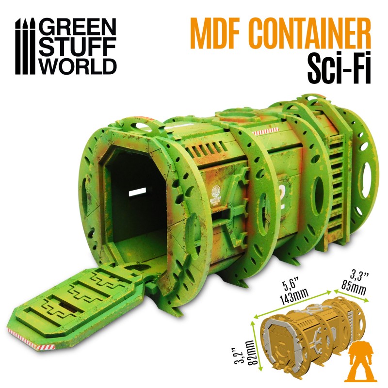 Load image into Gallery viewer, Green Stuff World SciFi Container Pod 10320
