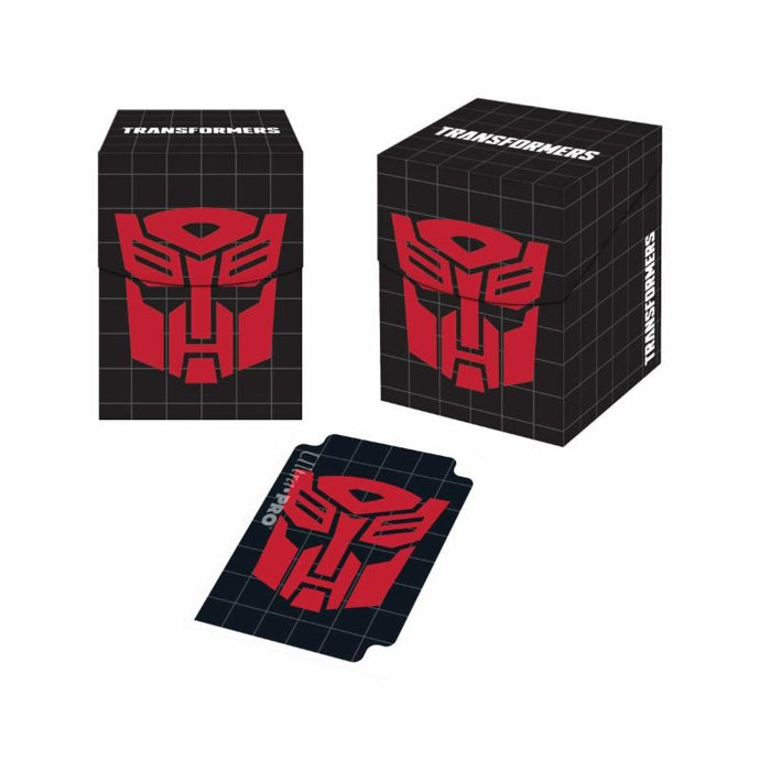 Ultra Pro Deck Box PRO 100+ Transformers Autobots Holds 100 Sleeved Cards