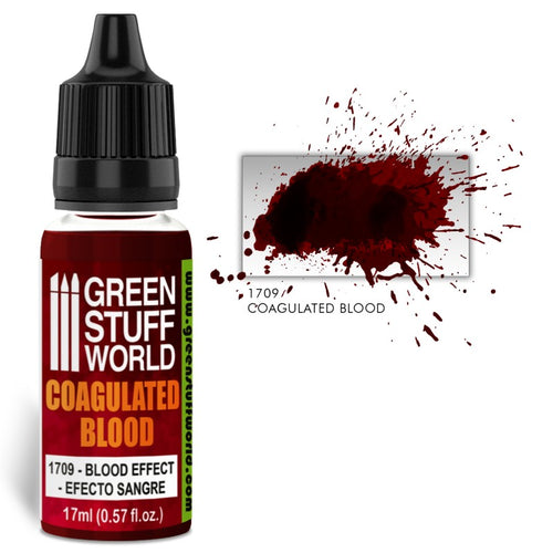 Green Stuff World Paint for Models and Miniatures - Coagulated Blood 1709