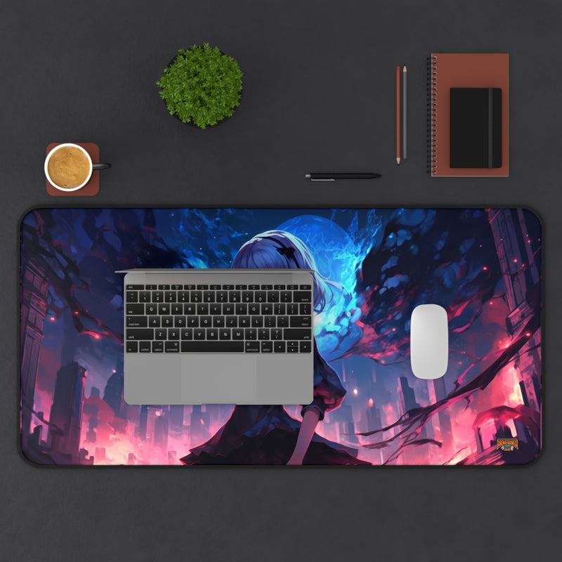 Load image into Gallery viewer, Design Series Sci-Fi RPG - Anime Gothic #1 Neoprene Playmat, Mousepad for Gaming
