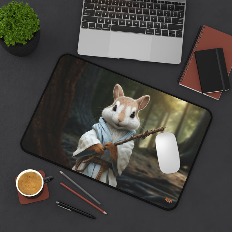 Load image into Gallery viewer, Design Series High Fantasy RPG - Squirrel Adventurer #2 Neoprene Playmat, Mousepad for Gaming

