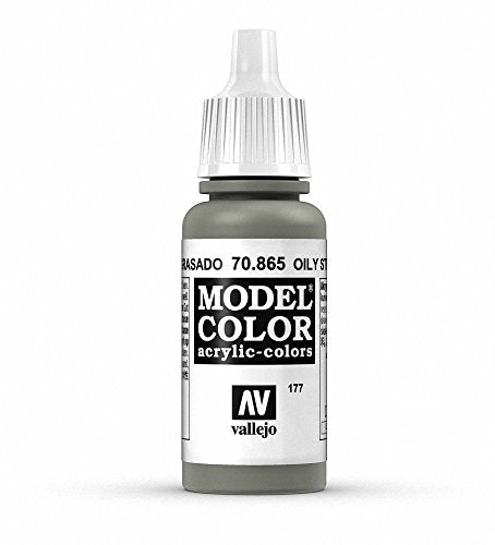 Vallejo Model Color Oily Steel Paint, 17ml