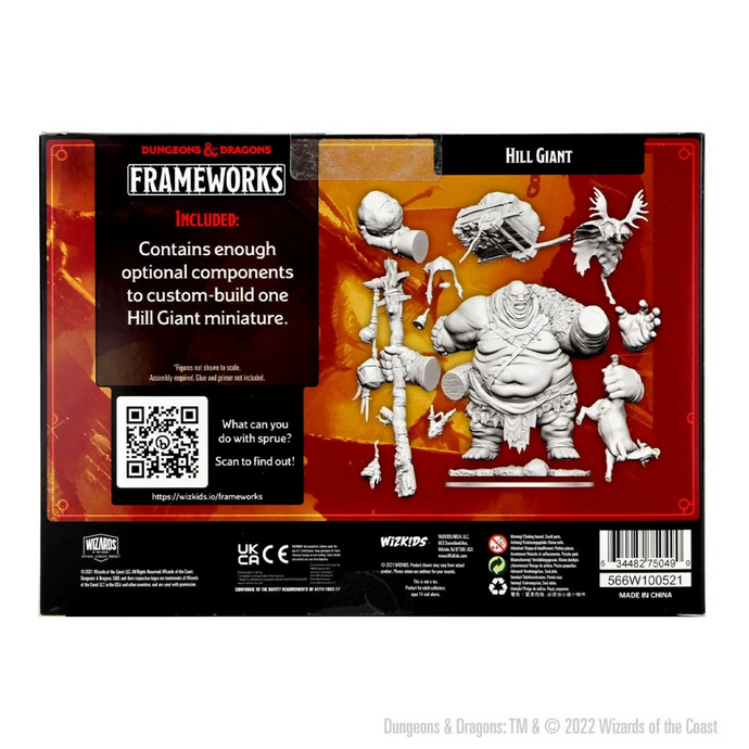 Dungeons & Dragons Frameworks: Hill Giant Miniature Wave 1