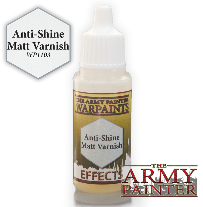 The Army Painter Effects Warpaints 18ml Anti-Shine Matt Varnish WP1103