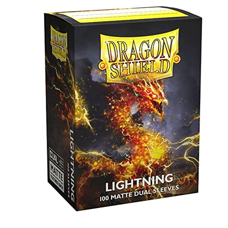 Load image into Gallery viewer, Dragon Shield Standard Size Card Sleeves – Matte Dual Lightning 100CT - Cobbco
