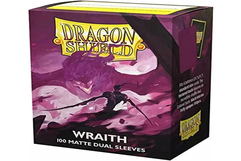 Load image into Gallery viewer, Arcane Tinmen Dragon Shield – Matte Dual Wraith Alaric: Chaos Wraith (Purple) 100 CT Standard Size - Compatible with Pokemon &amp; Magic The Gathering Card Sleeves (AT-15056)

