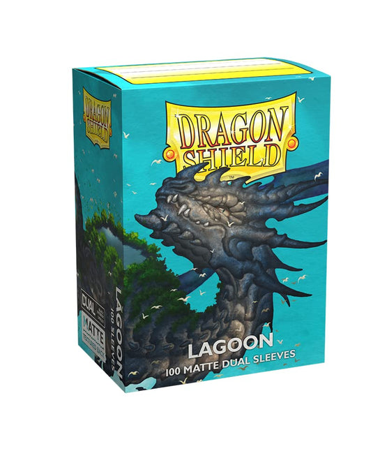 Dragon Shield Standard Size Card Sleeves – Matte Dual Lagoon 100CT - Cobbco