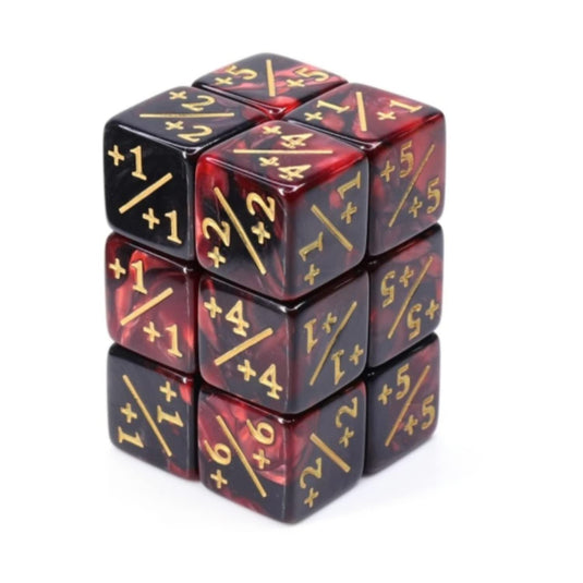 Foam Brain Games +1/+1 Red & Black Counters for Magic FBG5057