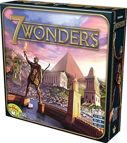 7 Wonders Board Game by Repos Productions, Asmodee 2 - 7 Players