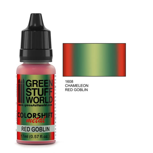 Green Stuff World - Chameleon Metal Paint Red Goblin 1608 for Models and Miniatures