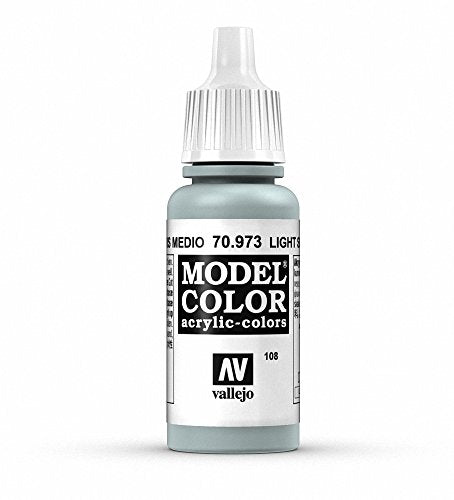 Vallejo Model Color Light Sea Grey Paint, 17ml