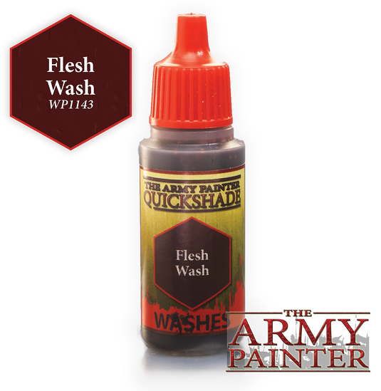 The Army Painter Warpaint Washes 18ml Flesh Wash "Brown Wash" WP1143