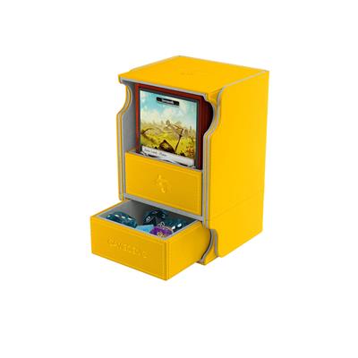 GameGenic Watchtower 100+ Convertible Yellow Deck Box