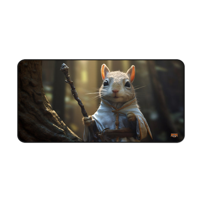 Design Series High Fantasy RPG - Squirrel Adventurer #1 Neoprene Playmat, Mousepad for Gaming, RPGs, Card Games