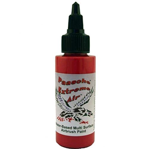 Paasche Airbrush Extreme Air Multi Surface Paint, 2-Ounce, Red