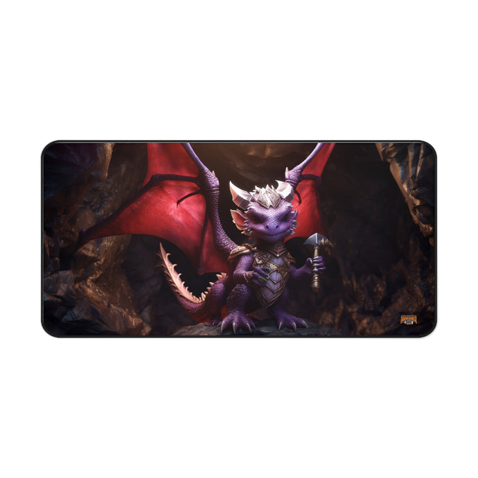 Design Series High Fantasy RPG - Baby Dragon Adventurer #1 Neoprene Playmat, Mousepad for Gaming