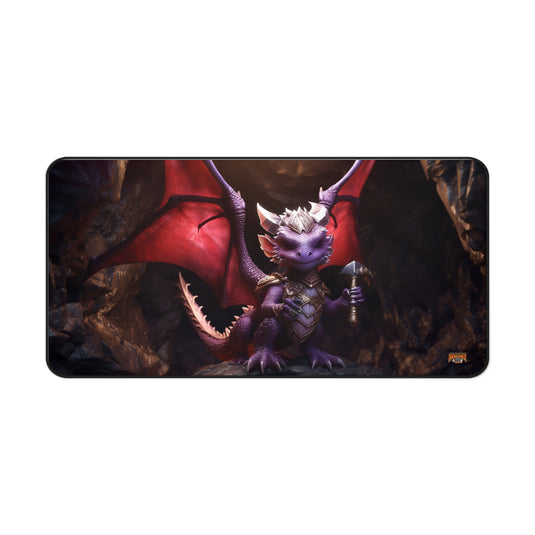 Design Series High Fantasy RPG - Baby Dragon Adventurer #1 Neoprene Playmat, Mousepad for Gaming