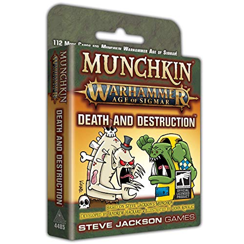 Load image into Gallery viewer, Munchkin Warhammer Age of Sigmar Death and Destruction 112 Cards
