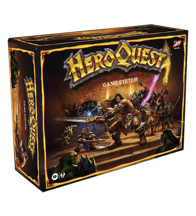 Load image into Gallery viewer, Hasbro Gaming Avalon Hill HeroQuest Game System Tabletop Board Game,Immersive Fantasy Dungeon Crawler Adventure Game for Ages 14 and Up,2-5 Players
