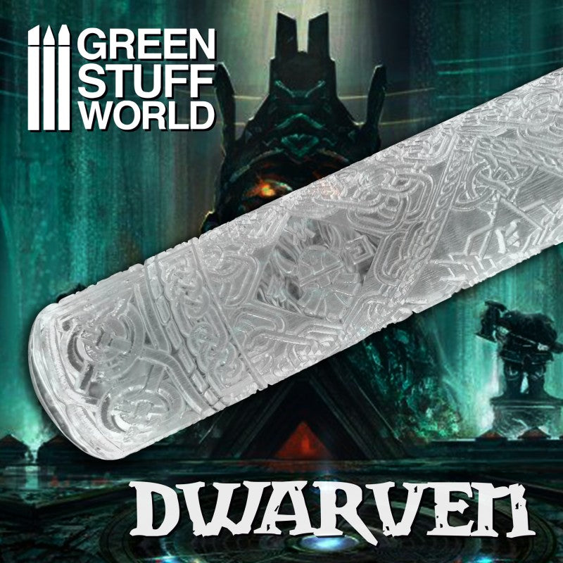 Load image into Gallery viewer, Green Stuff World Rolling Pin – Dwarven 2386
