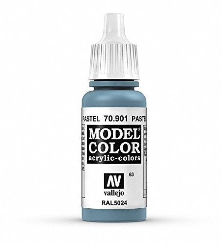 Vallejo Model Color Pastel Blue Paint, 17ml