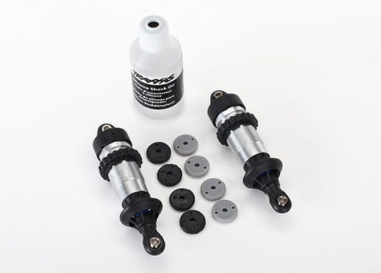 Traxxas 5460 Shocks, GTR aluminum (assembled) (2) (without springs)