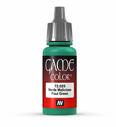Vallejo Game Color Foul Green Paint, 17ml