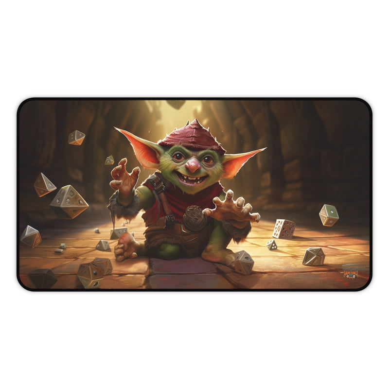 Load image into Gallery viewer, Design Series High Fantasy RPG - Dice Goblin #3 Neoprene Playmat, Mousepad for Gaming, RPGs, Card Games
