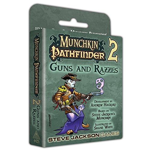 Steve Jackson Games Munchkin Pathfinder 2 Guns and Razzes Card Game