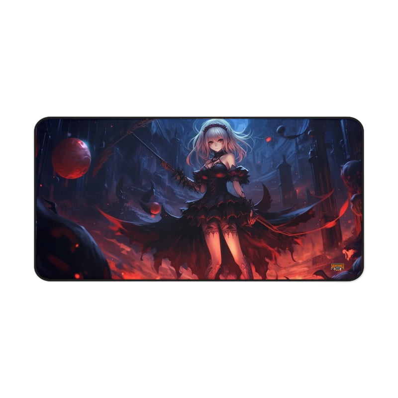 Load image into Gallery viewer, Design Series High Fantasy RPG - Female Adventurer #3 Neoprene Playmat, Mousepad for Gaming
