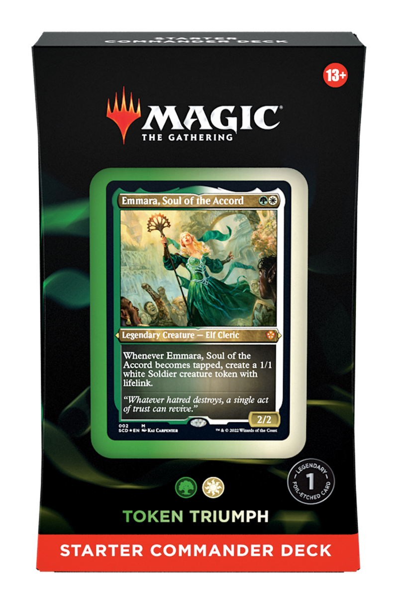 Load image into Gallery viewer, Magic the Gathering Starter Commander Deck - Token Triumph
