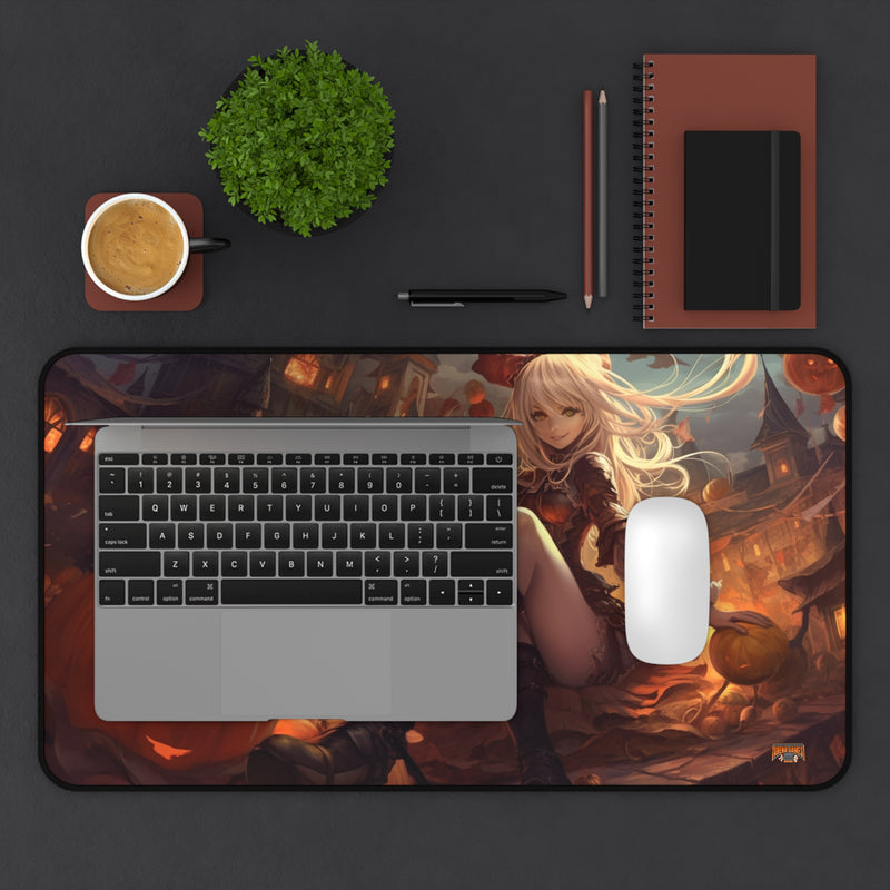 Load image into Gallery viewer, Design Series High Fantasy RPG - Female Adventurer #2 Neoprene Playmat, Mousepad for Gaming
