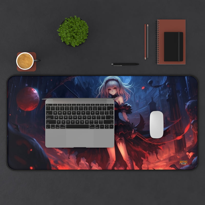 Load image into Gallery viewer, Design Series High Fantasy RPG - Female Adventurer #3 Neoprene Playmat, Mousepad for Gaming
