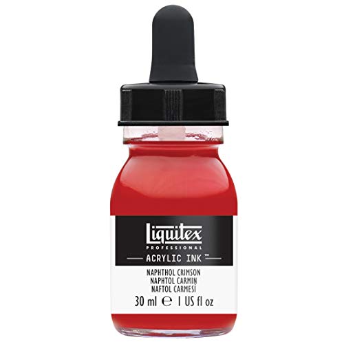Liquitex 4260292 Ink 30ML NAPH Crims, 1-oz Jar, Naphthol Crimson