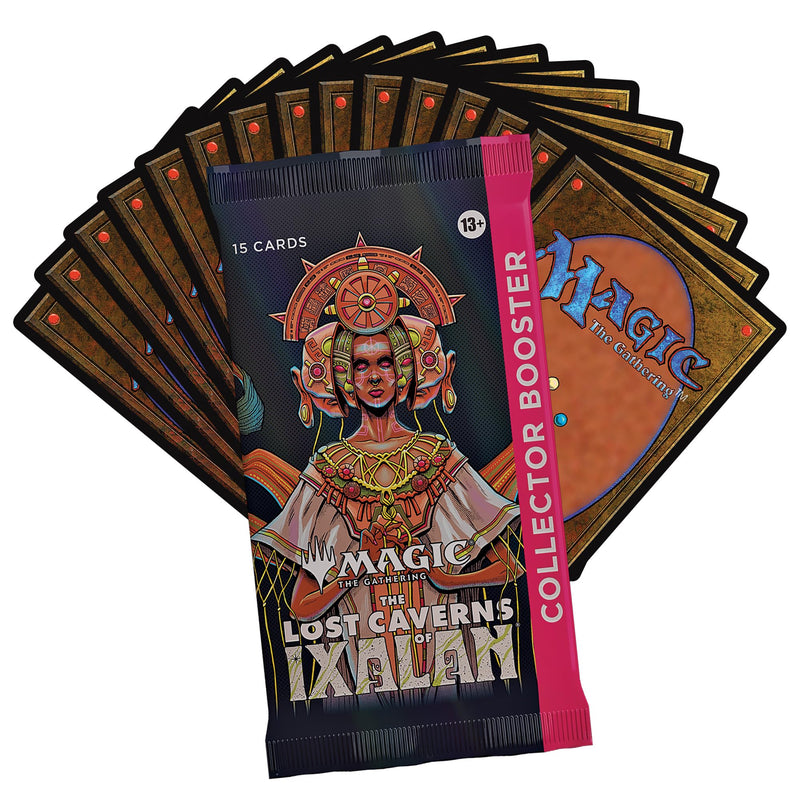 Load image into Gallery viewer, Magic: The Gathering The Lost Caverns of Ixalan Collector Booster Box - 12 Packs + 1 Foil Box Topper Card (181 Magic Cards) - Cobbco
