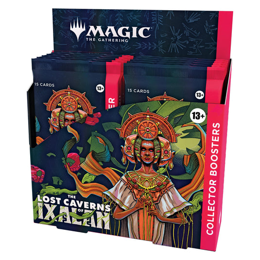 Magic: The Gathering The Lost Caverns of Ixalan Collector Booster Box - 12 Packs + 1 Foil Box Topper Card (181 Magic Cards) - Cobbco