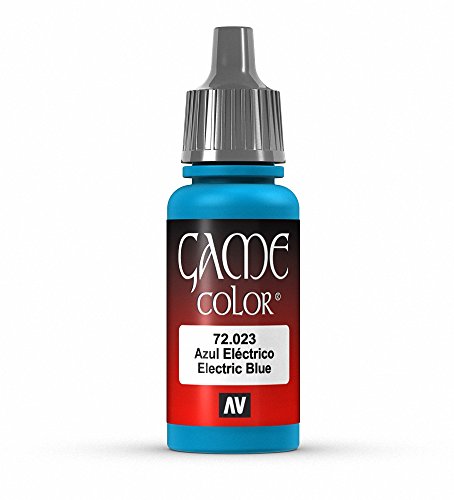 Vallejo Game Color Electric Blue Paint, 17ml
