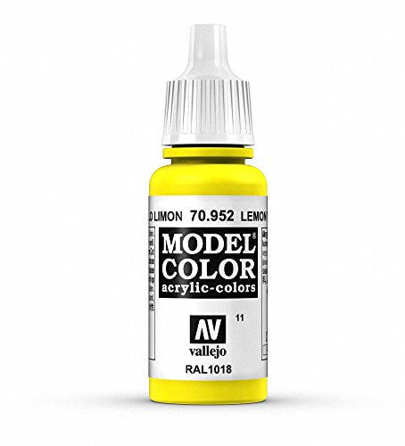 Vallejo Model Color Acrylic Paint, Lemon Yellow