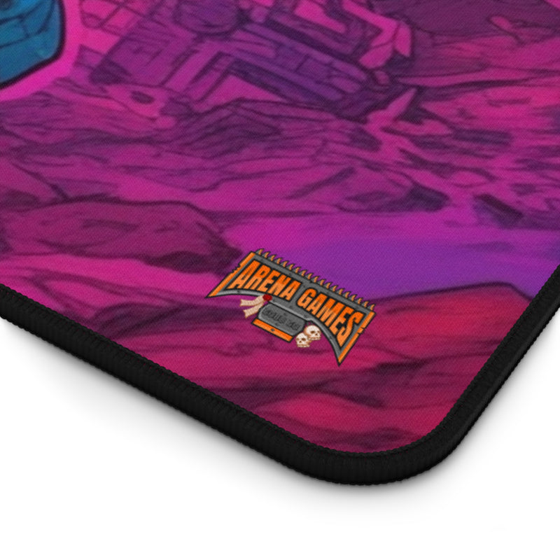 Load image into Gallery viewer, Neon Series High Fantasy RPG - Male Adventurer #3 Neoprene Playmat, Mousepad for Gaming
