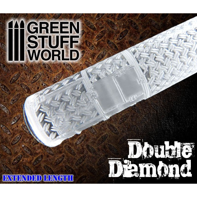Load image into Gallery viewer, Green Stuff World Rolling Pin – Double Diamond 1164
