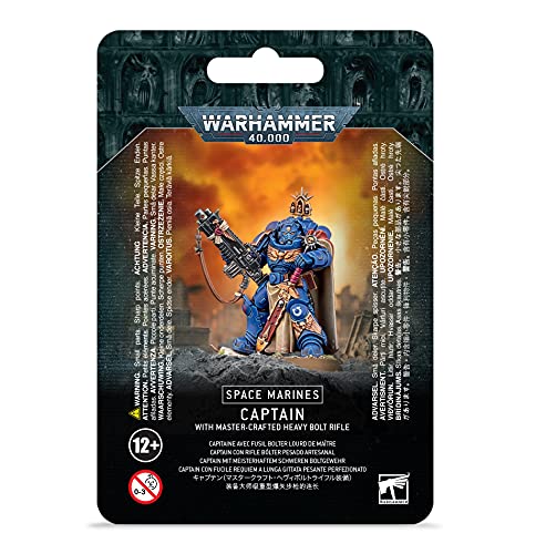 Games Workshop Warhammer 40k - Space Marines Captain with Master-Crafted Heavy Bolt Rifle