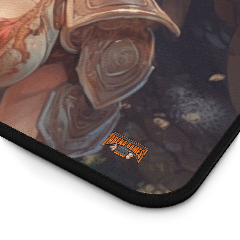 Load image into Gallery viewer, Design Series High Fantasy RPG - Female Adventurer #1 Neoprene Playmat, Mousepad for Gaming
