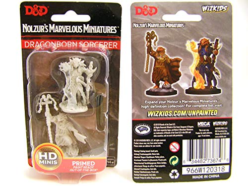 Wizkids Dragonborn Female Sorcerer Nolzur's Marvelous Miniatures D&D Unpainted Miniatures: Wave 8