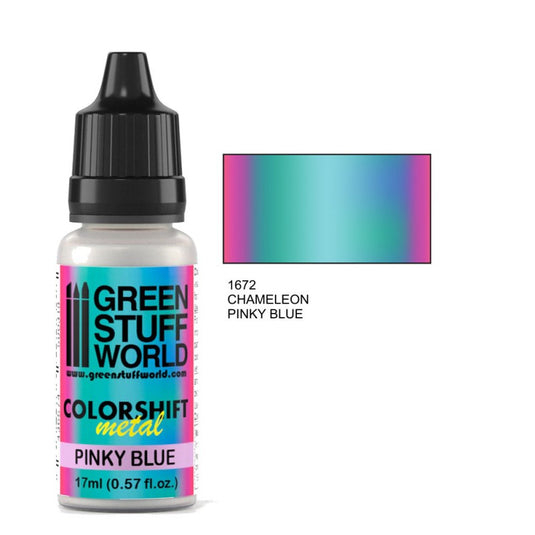 Green Stuff World - Chameleon Metal Paint Pinky Blue 1672 for Models and Miniatures